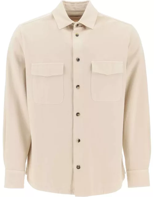 Agnona Cotton & Cashmere Shirt