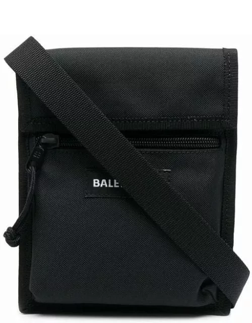 Balenciaga logo patch messenger bag