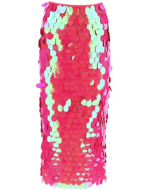 Rotate by Birger Christensen Pencil Skirt With Maxi Sequin