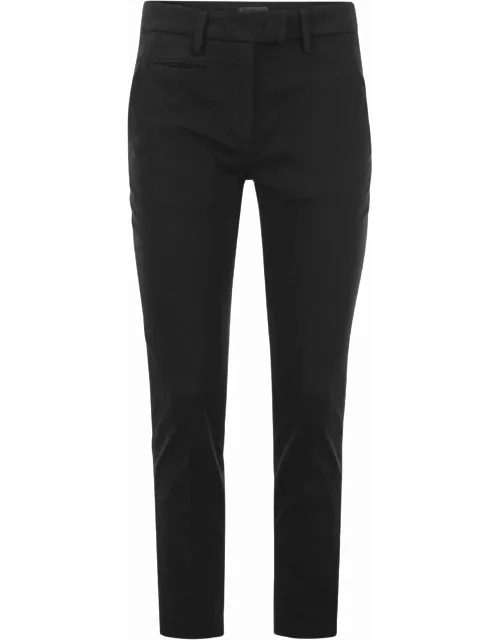 Dondup Perfect - Slim Fit Pants In Modal And Cotton