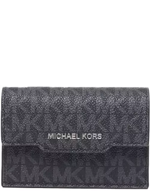 MICHAEL Michael Kors Hudson Signature Logo Accordion Card Holder