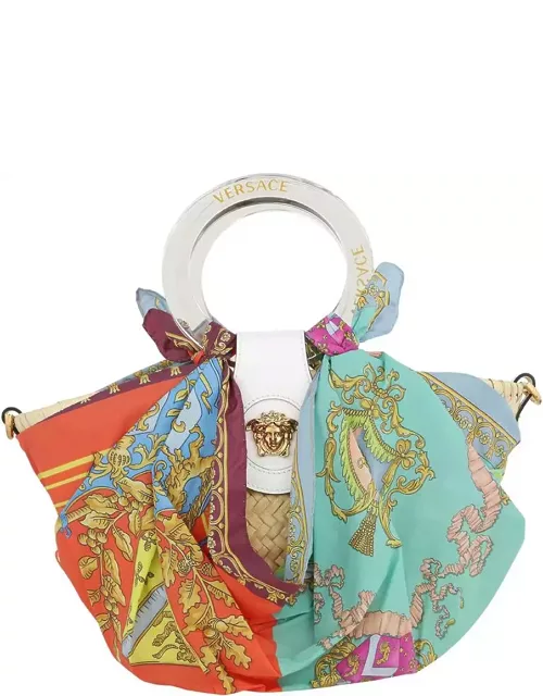 Versace Raffia Tote Bag