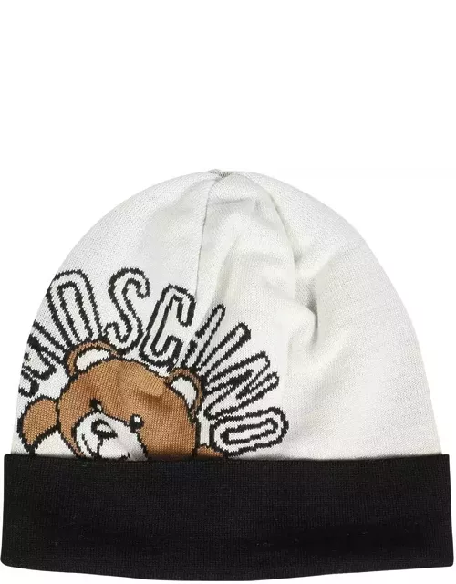 Moschino Logo Wool Beanie