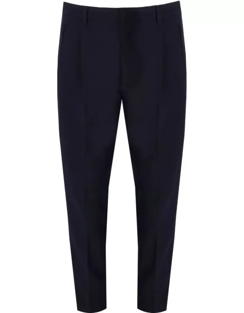 Emporio Armani Pants In Blue Polyester