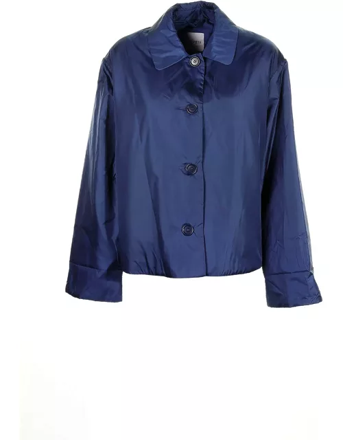 Aspesi Blue Jacket With Button