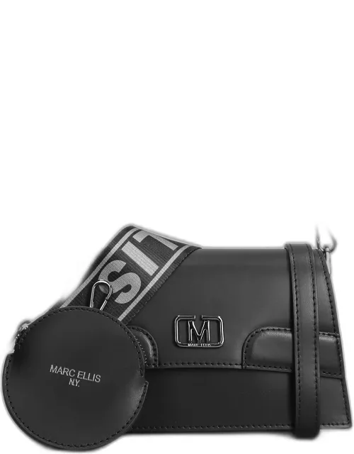 Marc Ellis New Kourtney S Shoulder Bag In Black Faux Leather