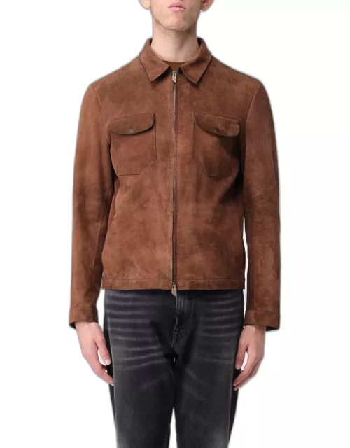 Jacket SALVATORE SANTORO Men colour Leather
