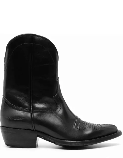 50mm leather western boot