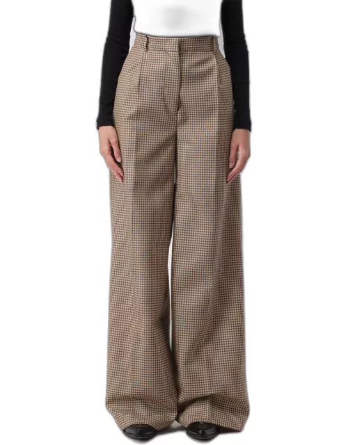 Trousers MSGM Woman colour Beige