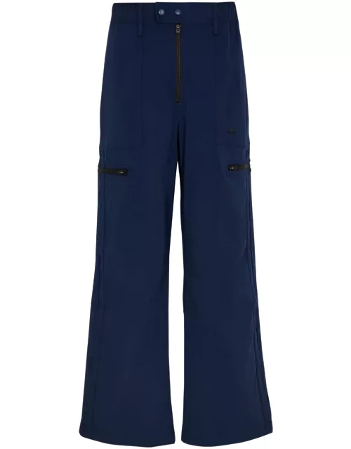 Adidas X Wales Bonner X Wales Bonner Logo-embroidered Shell Cargo Trousers - Navy - L (UK14 / L)