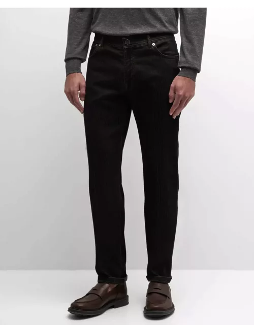 Men's Straight-Fit Corduroy 5-Pocket Pant