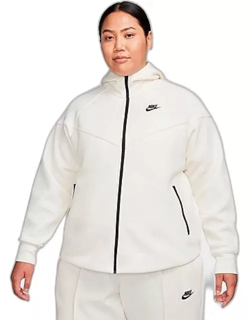 Women's Nike Sportswear Tech Fleece Windrunner Full-Zip Hoodie (Plu