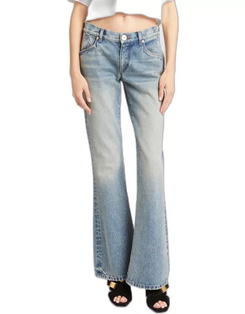 Low-Rise Western Cropped Bootcut Jean
