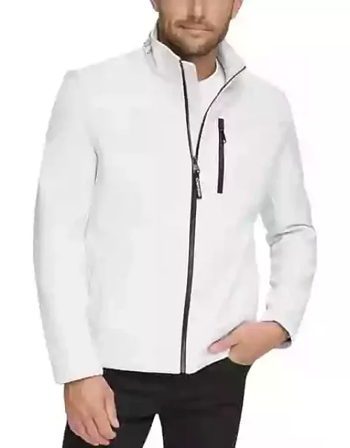 Calvin Klein Men's Modern Fit Softshell Jacket White