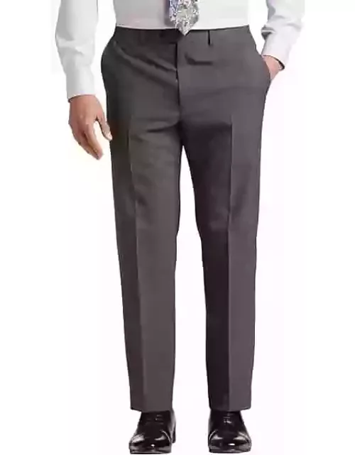 Lauren By Ralph Lauren Classic Fit Men's Suit Separate Pants Charcoal Plaid