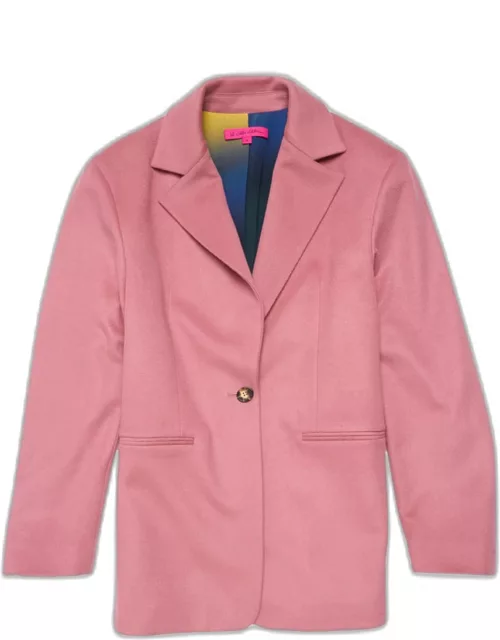 Rima Relaxed Wool Cashmere Blazer