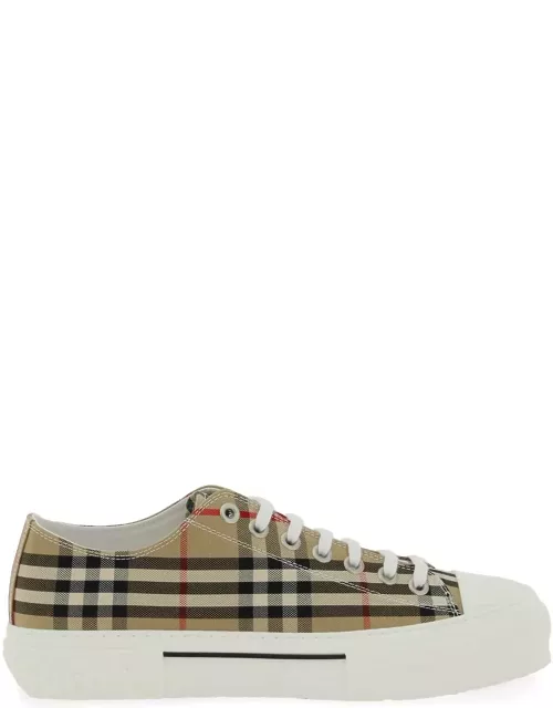 BURBERRY vintage check canvas sneaker