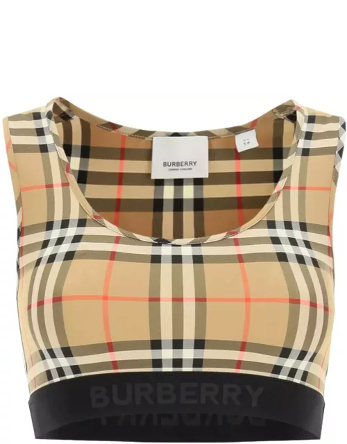 BURBERRY dalby check sport top