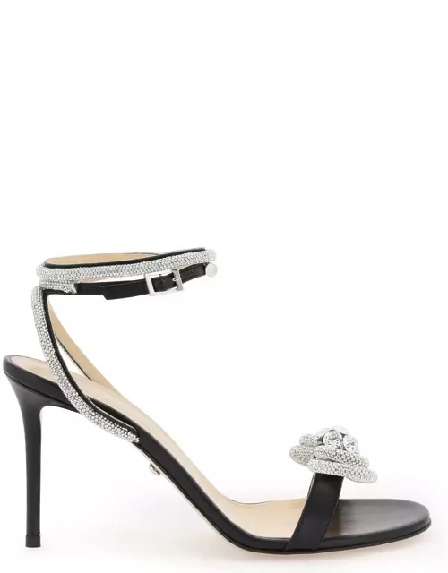MACH E MACH leather sandals with crystal