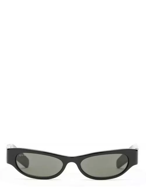 Black/grey rectangular sunglasse