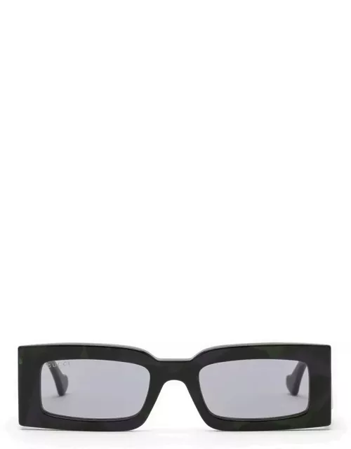 Green/violet rectangular sunglasse