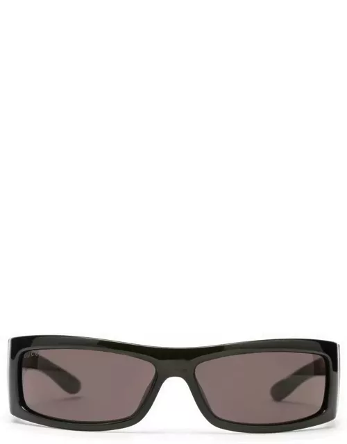 Dark green rectangular sunglasse