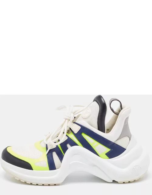 Louis Vuitton Multicolor Leather and Mesh Archlight Sneaker