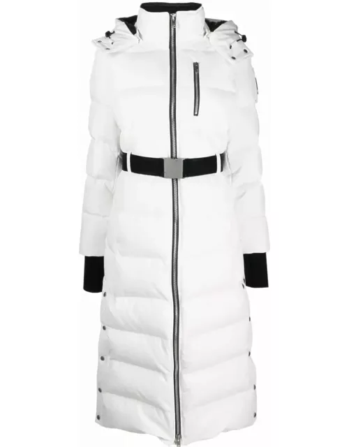 Belted padded coat