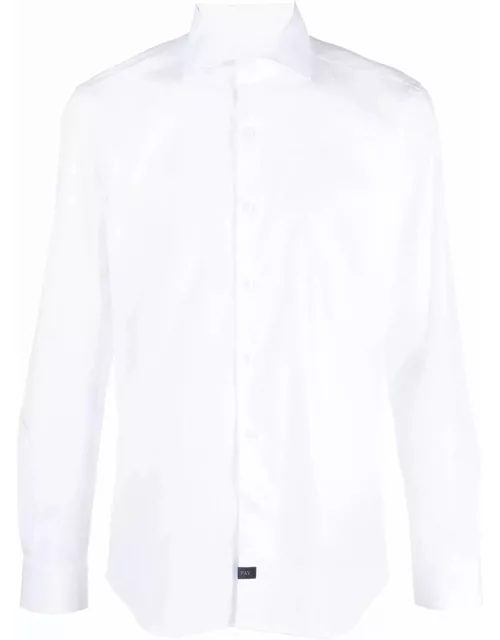 Fay White Stretch-cotton Shirt