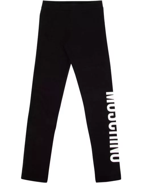 Moschino Logo Printed High Waist Legging
