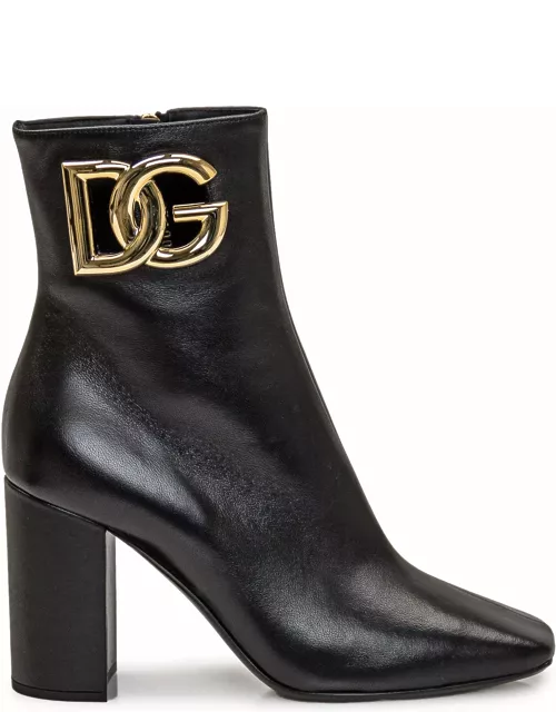 Dolce & Gabbana Ankle Boot With Logo