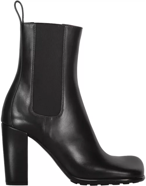 Bottega Veneta Storm Leather Ankle Boot