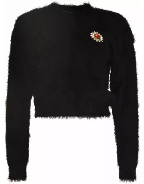 Moschino Fur Coated Sweater
