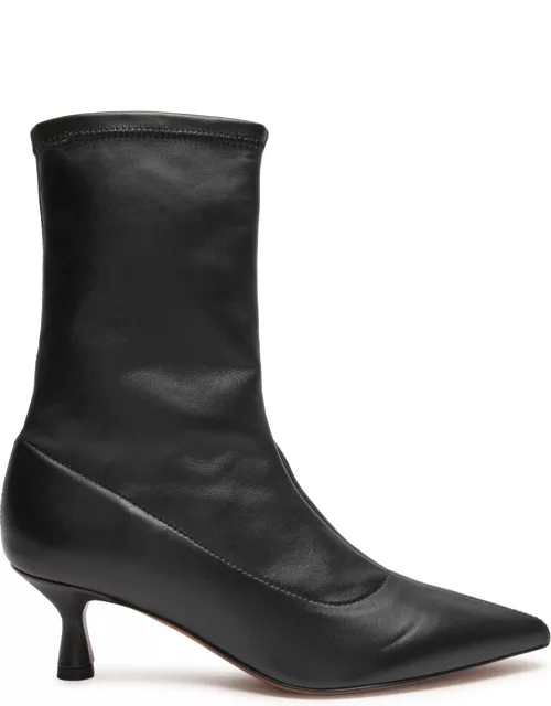 Atp Atelier Cerone 60 Leather Sock Boots - Black - 36 (IT36 / UK3)