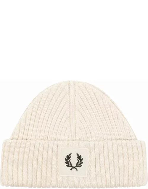 Fred Perry Fp Patch Brand Chunky Rib Beanie