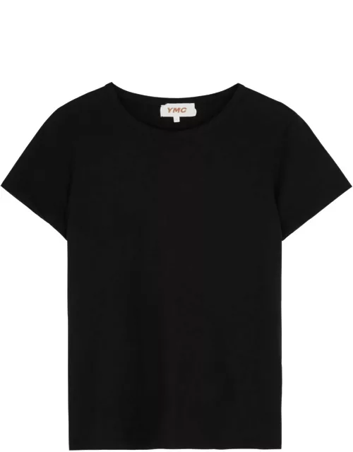 Ymc Day Slubbed Cotton T-shirt - Black - M (UK12 / M)