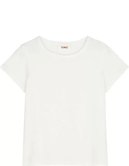 Ymc Day Slubbed Cotton T-shirt - White - L (UK14 / L)