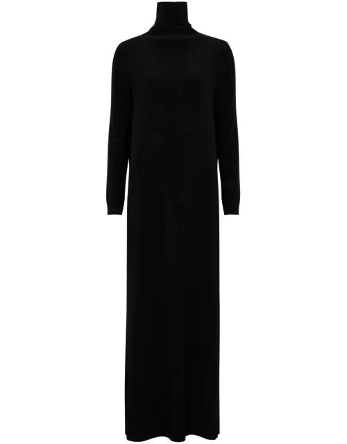Norma Kamali Roll-neck Stretch-jersey Maxi Dress - Black - L (UK14 / L)