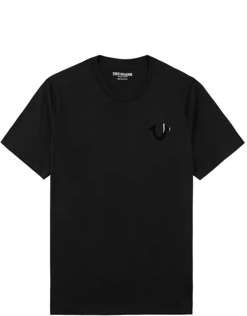 True Religion Logo-print Cotton T-shirt - Black