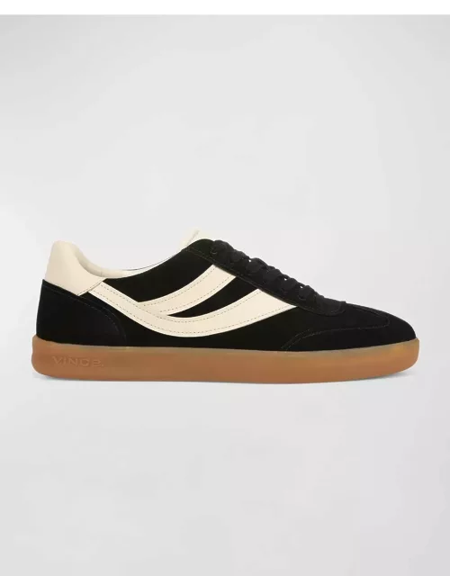 Men's Oasis-M Suede and Leather Low-Top Sneaker