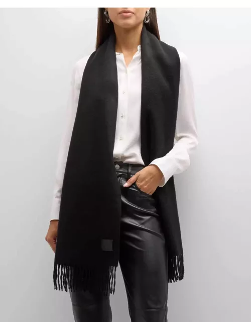 Two-Tone Double Faced Cashmere Scarf