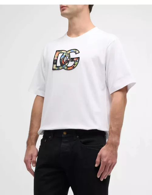 Men's Floral DG Logo T-Shirt