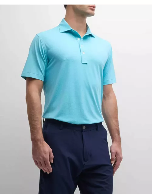 Men's Regent Geometric Performance Polo Shirt