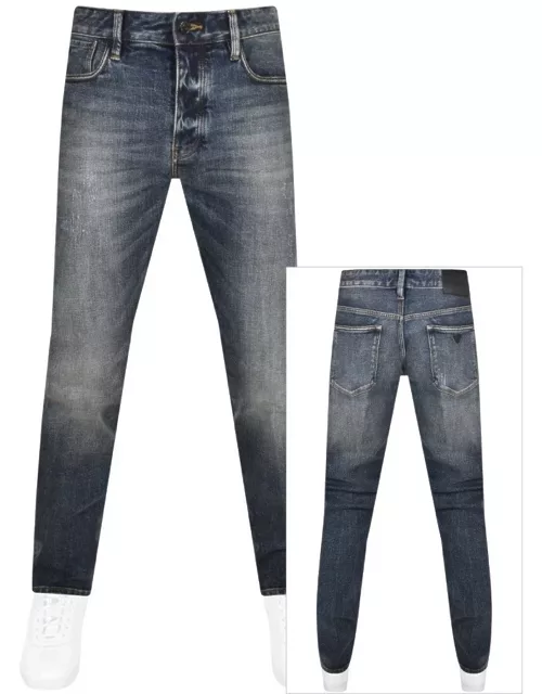 Emporio Armani J75 Jeans Mid Wash Blue