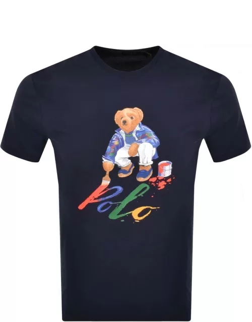 Ralph Lauren Regatta Bear T Shirt Navy