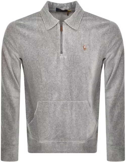 Ralph Lauren Half Zip Sweatshirt Grey