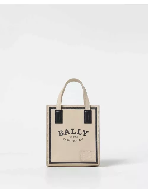 Bally leather bag with printed logo