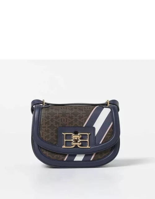 Bally bag in coated fabric and leather