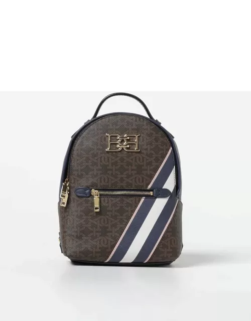 Bally backpack in leather and coated cotton