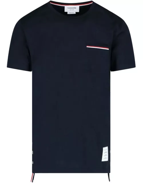 Thom Browne Thom Browne - Tricolor Pocket T-Shirt